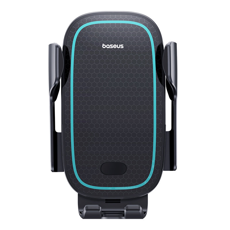 Baseus Milky Way Pro Series 15W Wireless Charging Electric Car Mount Phone Holder — Black