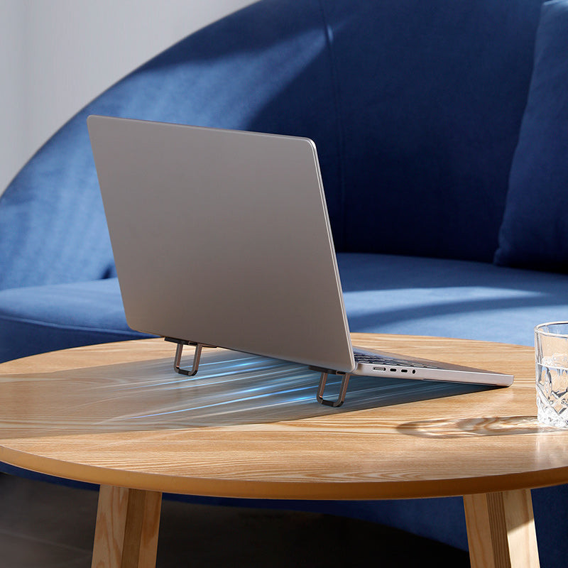 Baseus Slim Laptop Kickstand, Enhanced Cooling, Strong Adhesive, Slim, Grey
