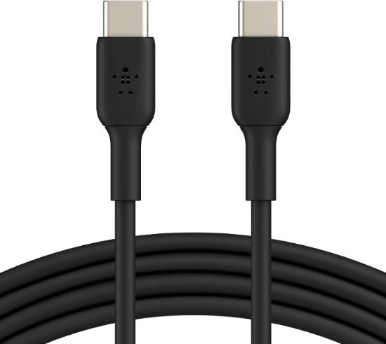 كيبل Belkin شحن سريع من يو اس بي-C إلى يو اس بي-C بطول 1.2 متر، أسود