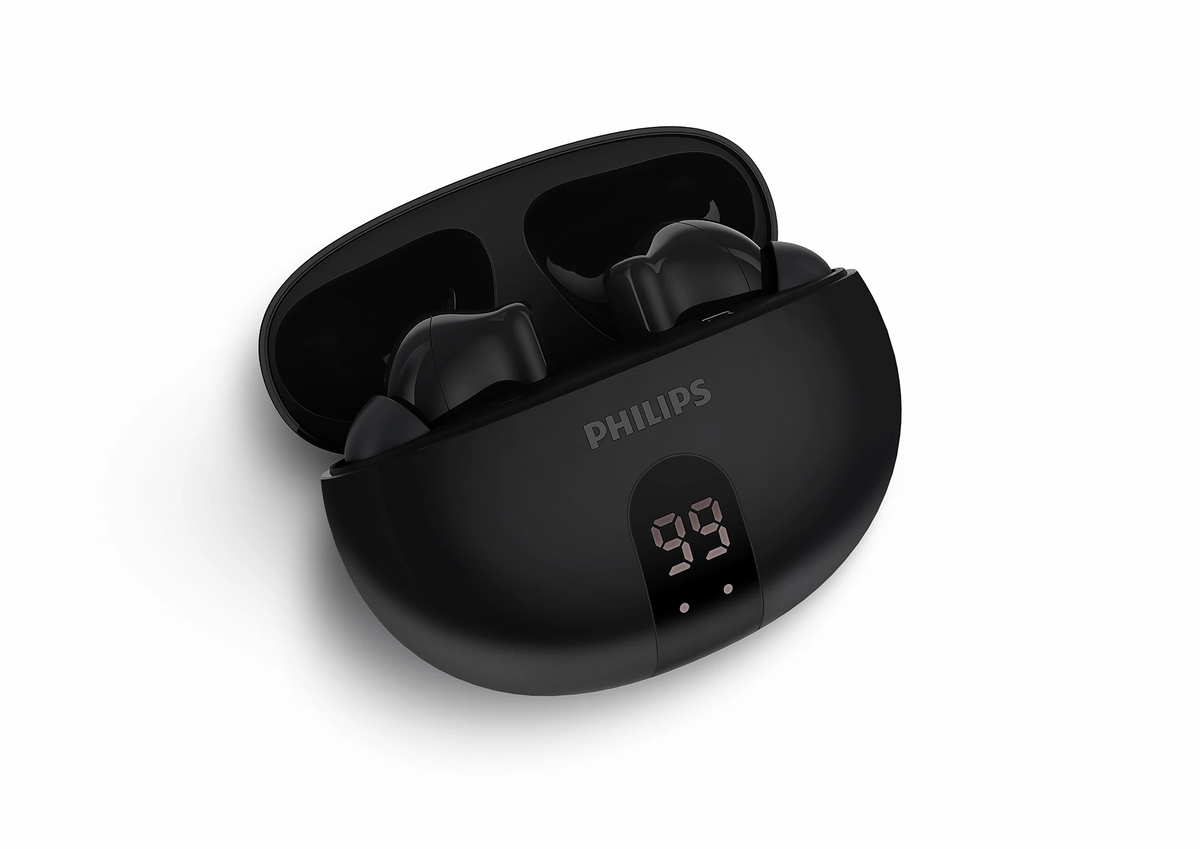 Philips Earphone TWS Hybrid ANC, App Control, Series 3000, Black