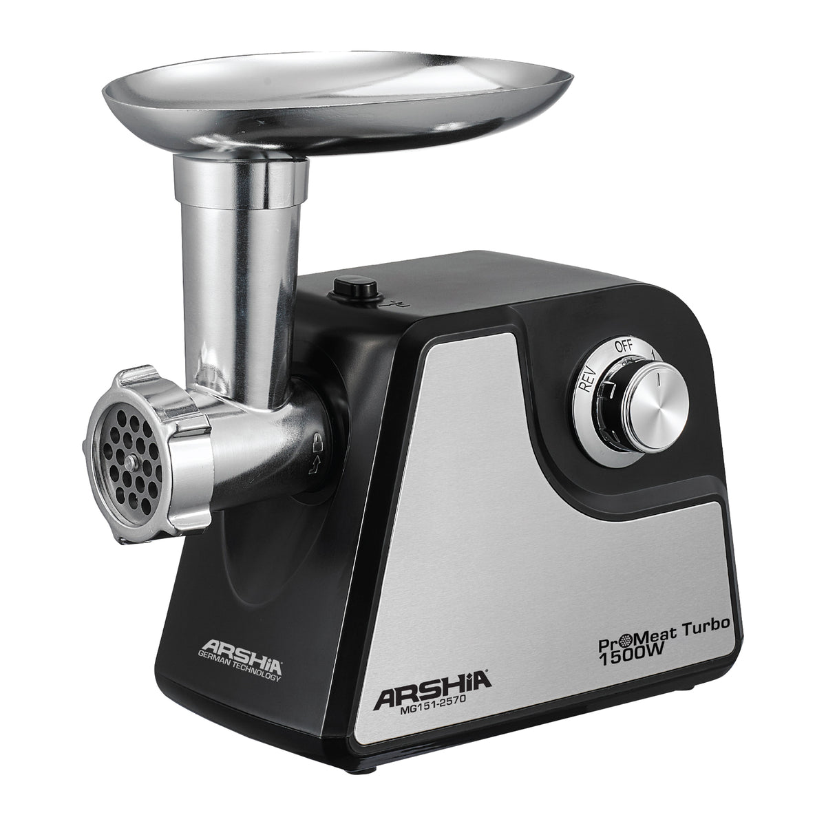 2570/Arshia MEAT GRINDER 1500WATT BLACK 1500 WATTS / BLACK