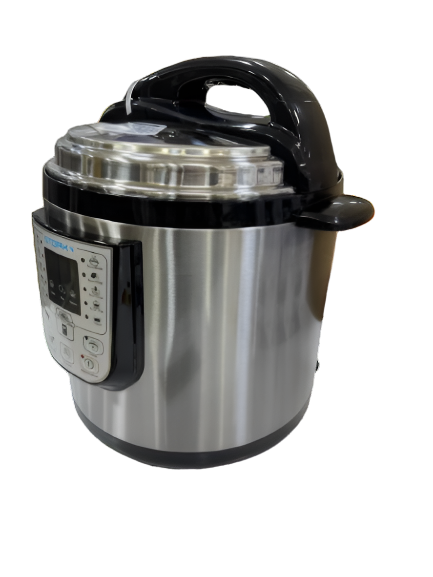 Stork Digital Pressure Cooker, 6Lit, 1000Watts, Stainless Steel