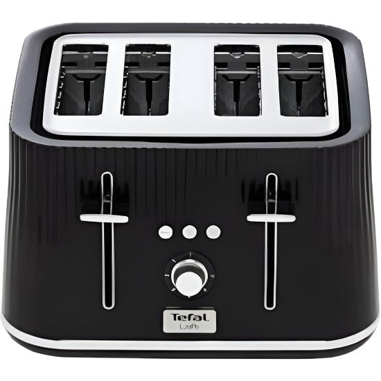 Tefal Loft Toaster, 4Slots, Modern Design, Black