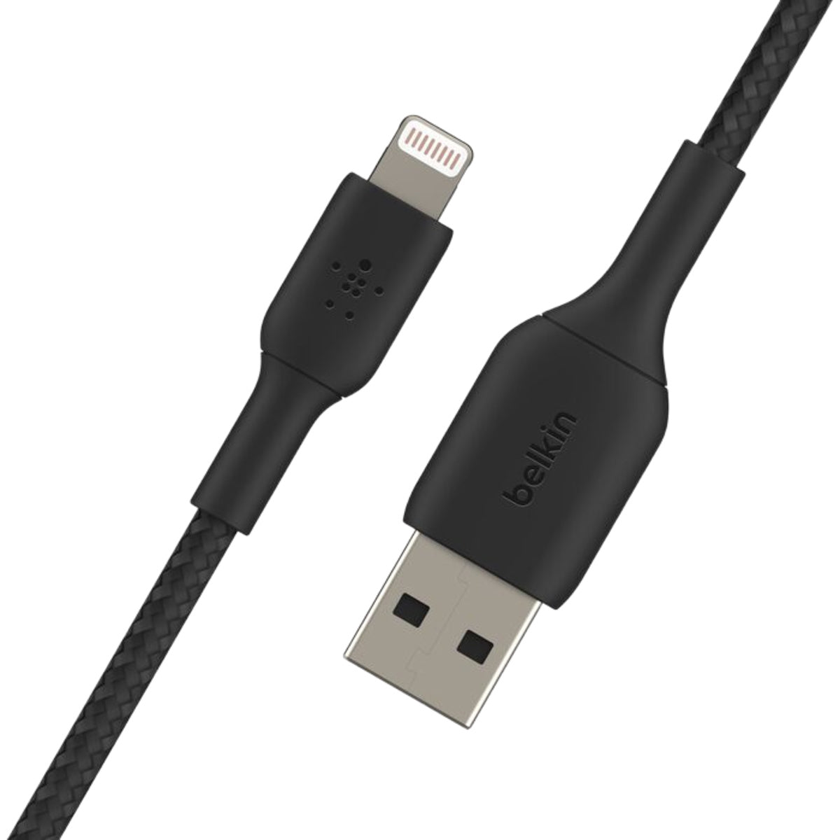 Belkin Boost Charge Braided USB-A to Lightning Cable 2m — Black