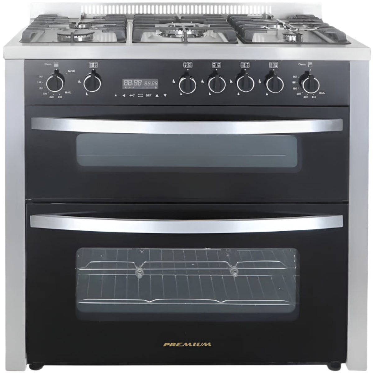 Unionaire Built in Oven, 90*50Cm, Black