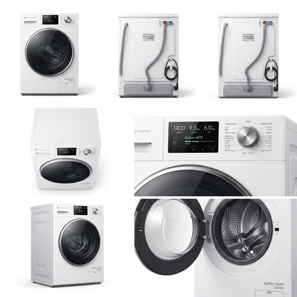 Xiaomi Mijia Front-Load Washer-Dryer Pro 9kg Wash / 6kg Dry - 1400 RPM