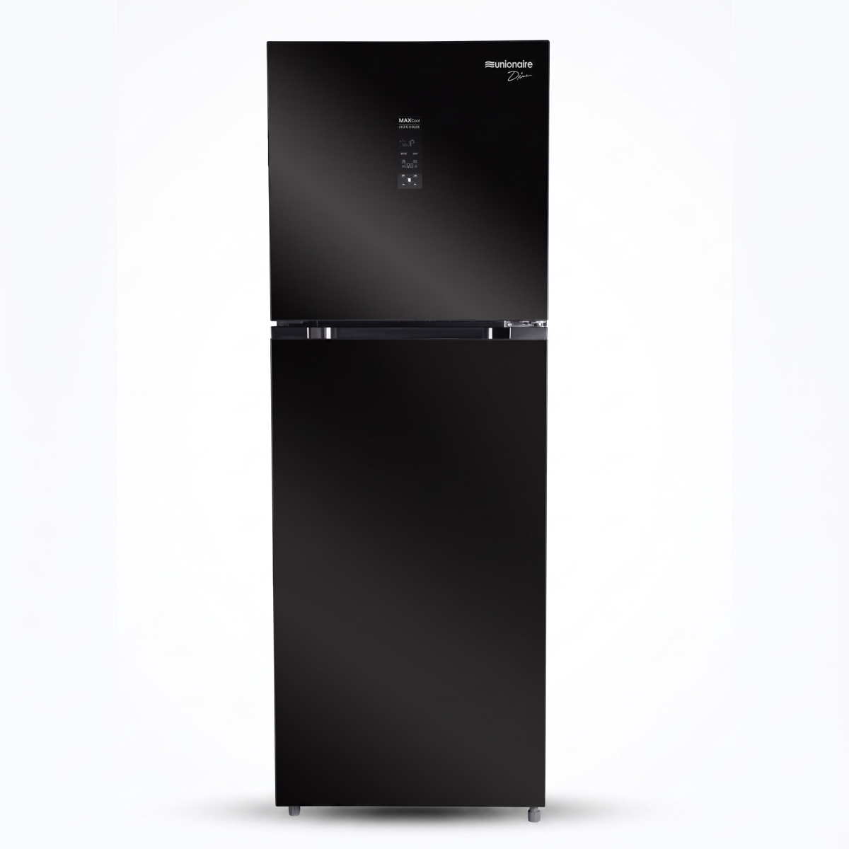 Unionair Top Mount Refrigerator, Two door No frost, 440Lit, Black