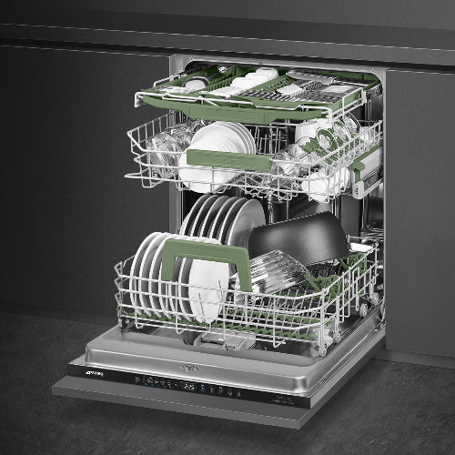 Smeg Built in Dishwasher B, 3Spray, 11Programes, Grey