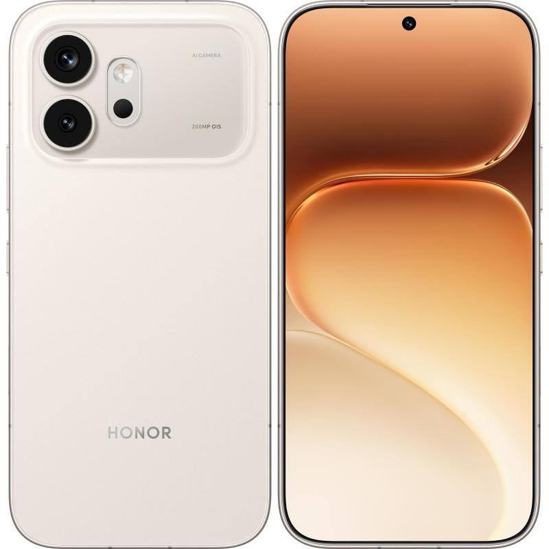 Honor 600 Dual Card Open Market, 8GB & 256GB, 6.6Inch, 7000Mah, Golden White