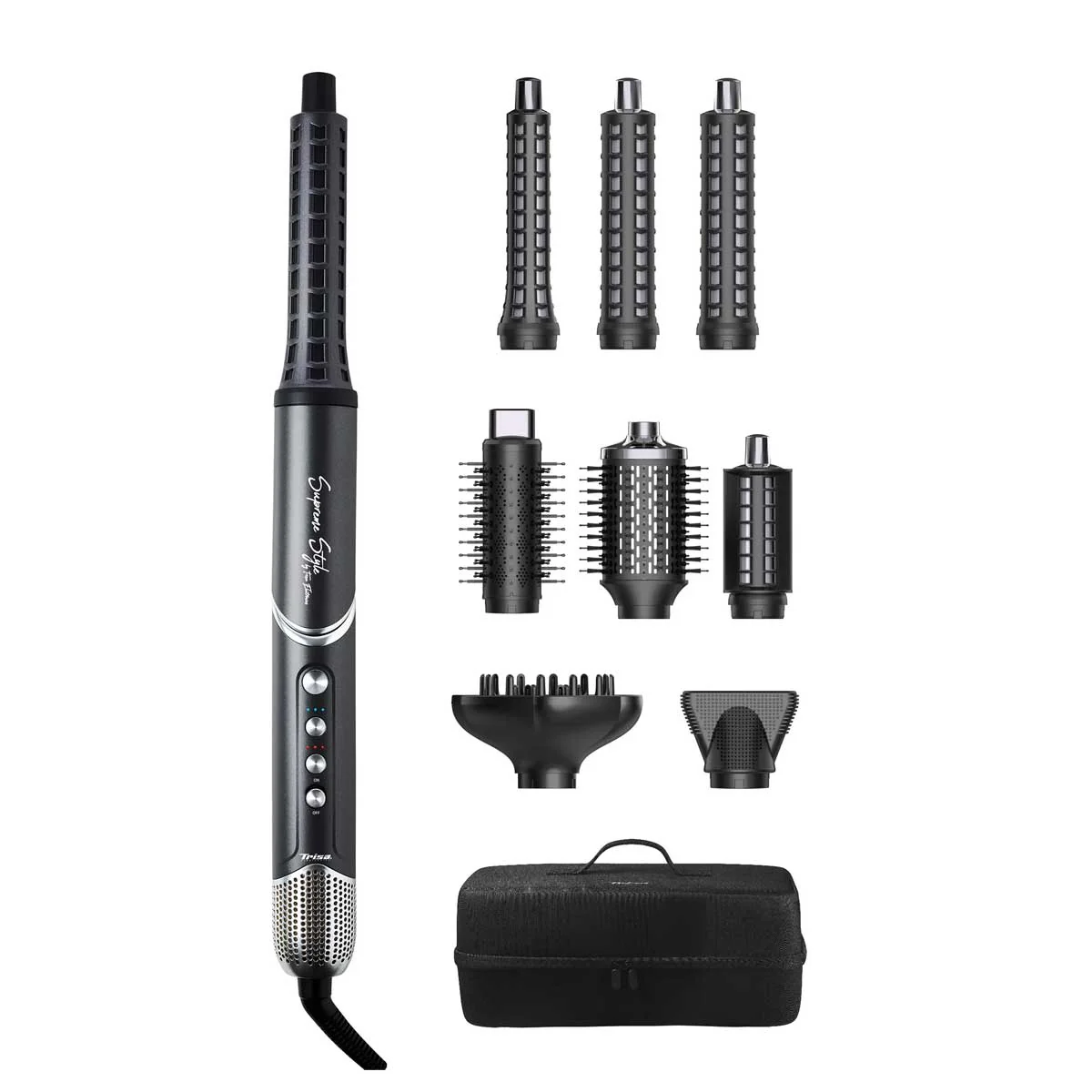 Trisa Hair Multistyler Supreme Style, 1300Watts, Black