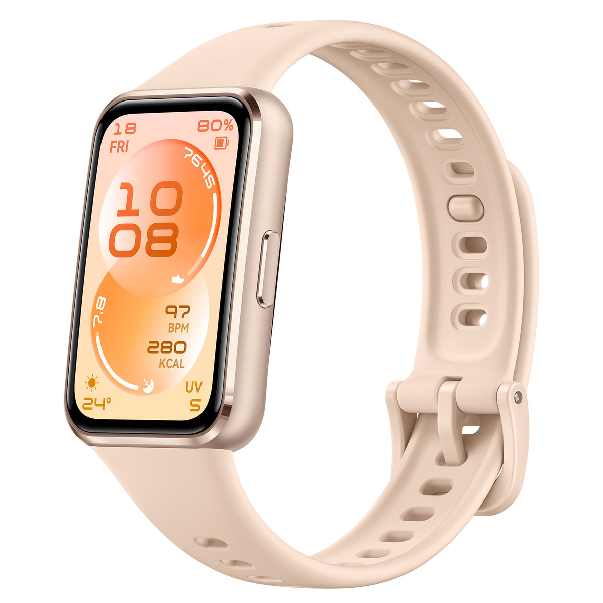 سوار هواوي الذكي 55020GUM Band 11 لتتبع الأنشطة باللون البيج