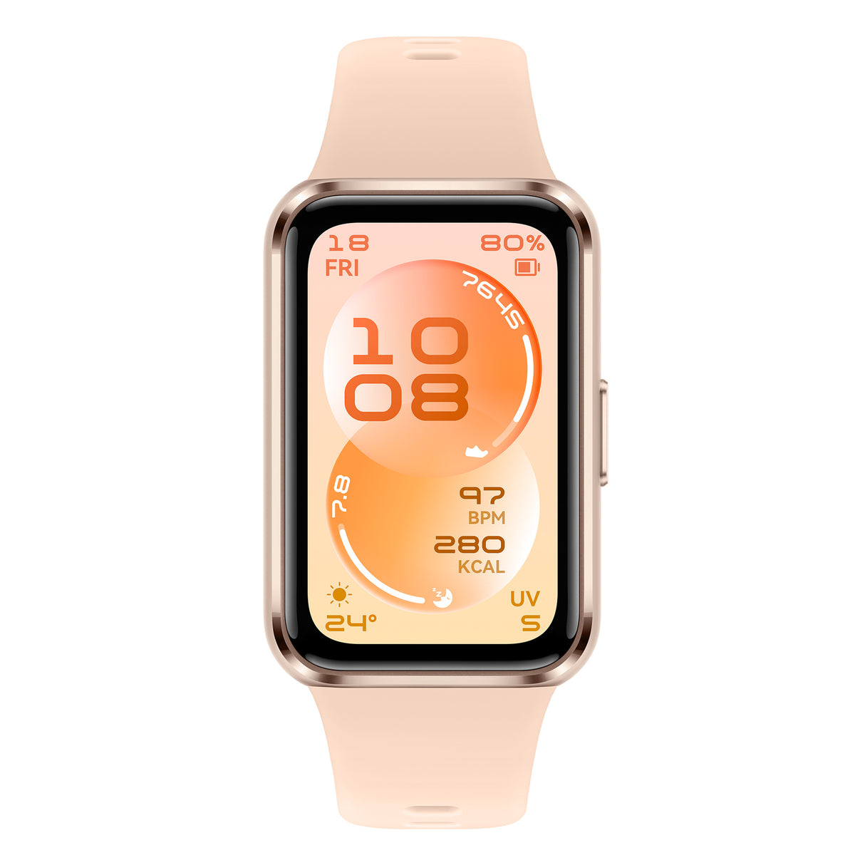 سوار هواوي الذكي 55020GUM Band 11 لتتبع الأنشطة باللون البيج