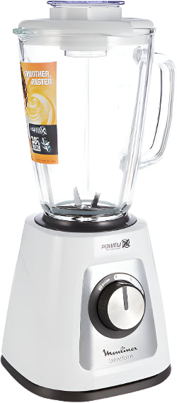 Moulinex Blend force Glass Blender, 1.75Lit, 700Watts, White