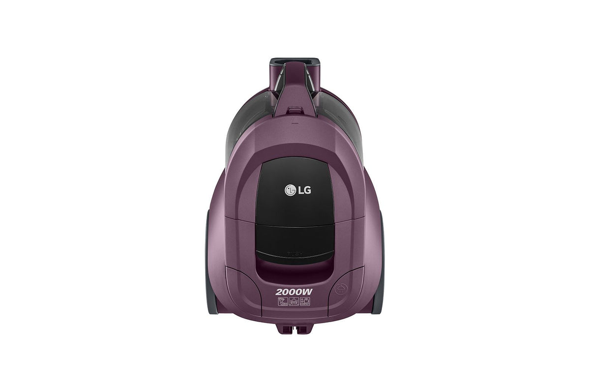 LG Canister Vacuum Cleaner, 1.3Lit, 2000Watts, Pearl Sparkle Red