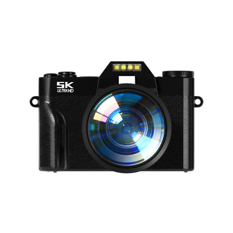 GBT Digital Camera, 75Mp Sensor, 3 Flip Screen, Black