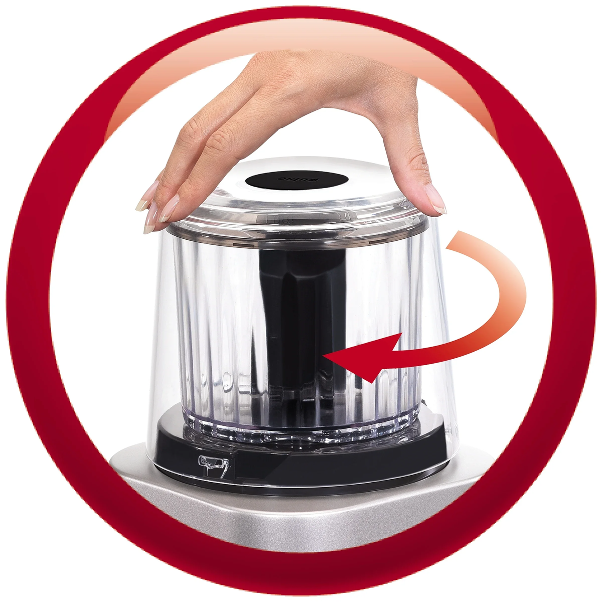 Moulinex Chopper, 0.5Lit, 500Watts, Silver