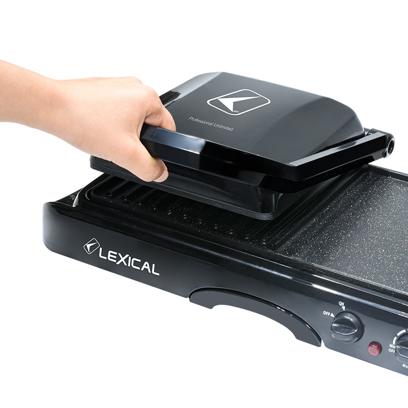 Lexical Contact Grill, 1600Watts, Black