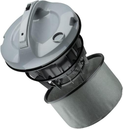Stork Drum Vacuum Cleaner, 25Lit, 2400Watts, Black