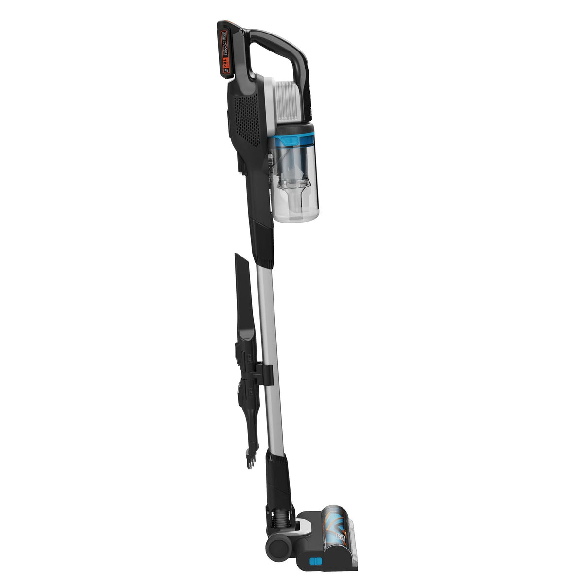 Black & Decker Home & Pet Hair Vacuum Cleaner, Floor Extension, 18V, Black
