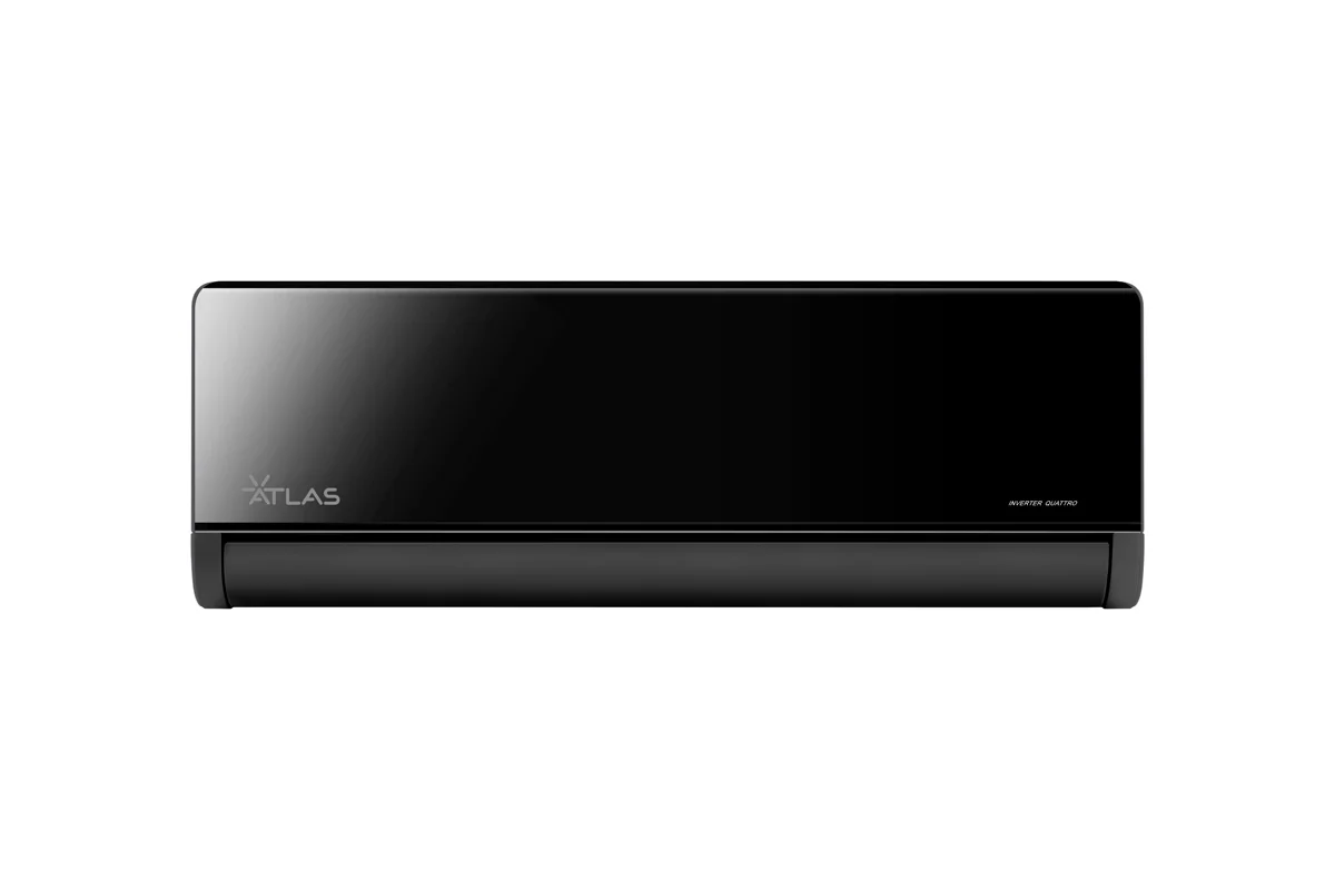 Atlas Split Unit Inverter Ac, A+++ Cooling & A++ Heating, 1Ton, Black