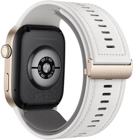HUAWEI 55020DJC Watch D, Advanced Health Monitoring, White