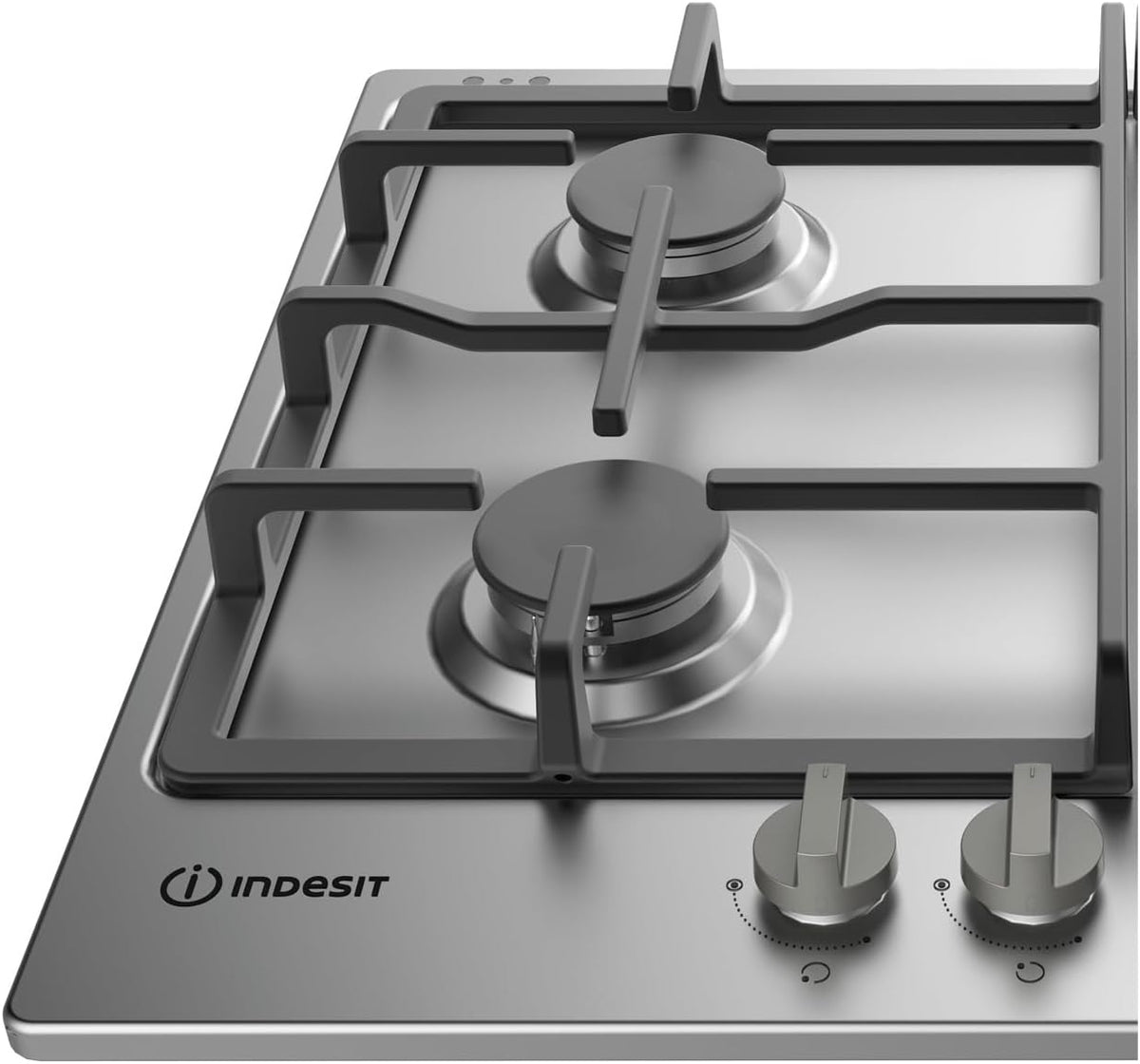 Indesit Built in Hob, 60Cm, Cast Iron, Full Safety, Stainless Steel