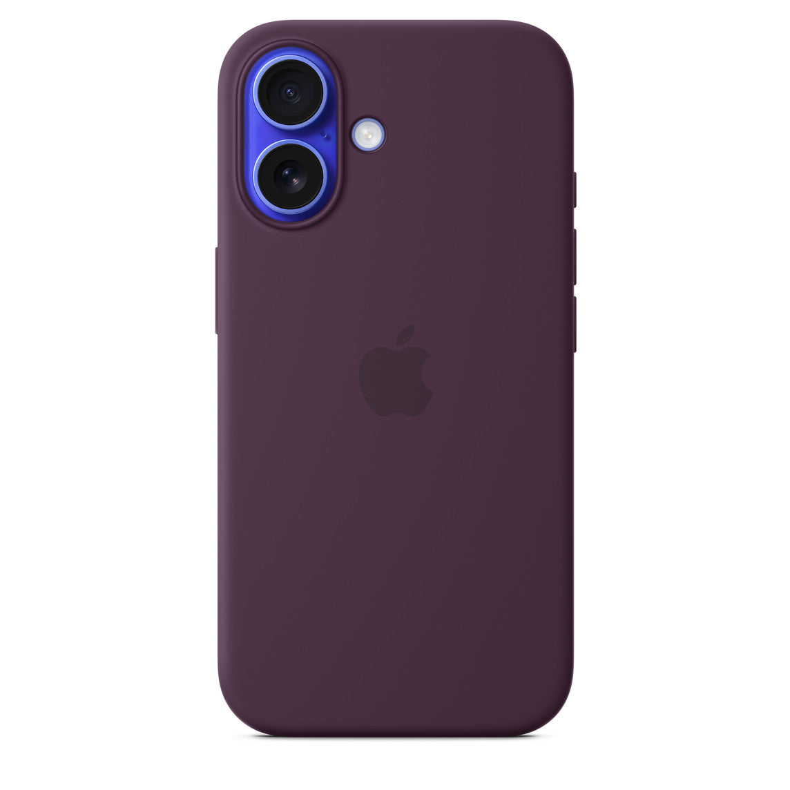 iPhone 16 Silicone Case with Mag Safe, Plum
