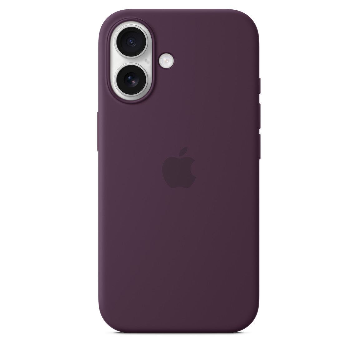 iPhone 16 Silicone Case with Mag Safe, Plum