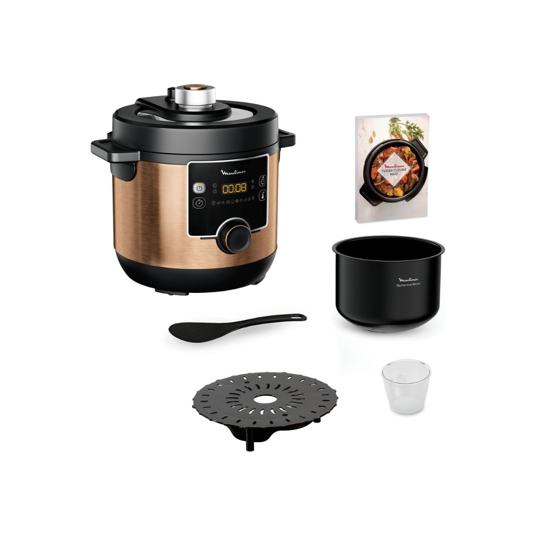 Molineux Pressure Cooker, 7.6Lit, 1200Watts, Gold