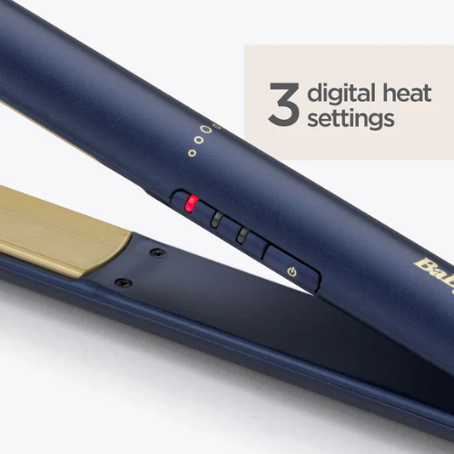 BaByliss Straightener Titanium, Ceramic Up To 235C, Blue