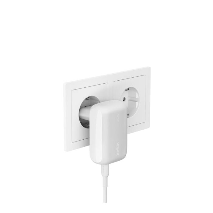 Belkin Wall Charger Boost Charge with PPS, 42Watts, USB-C & USB-A, White