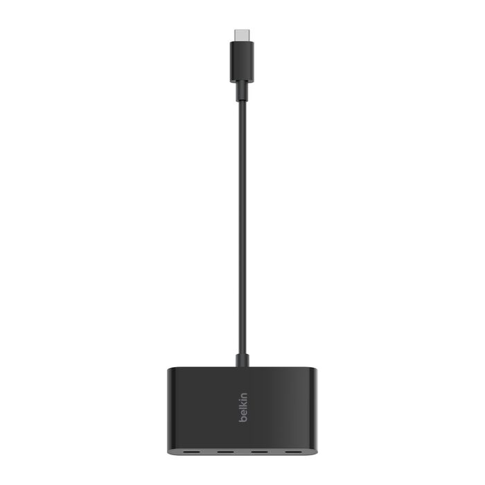 Belkin Connect USB-C to 4-Port USB-C Hub, 100Watts PD, Black