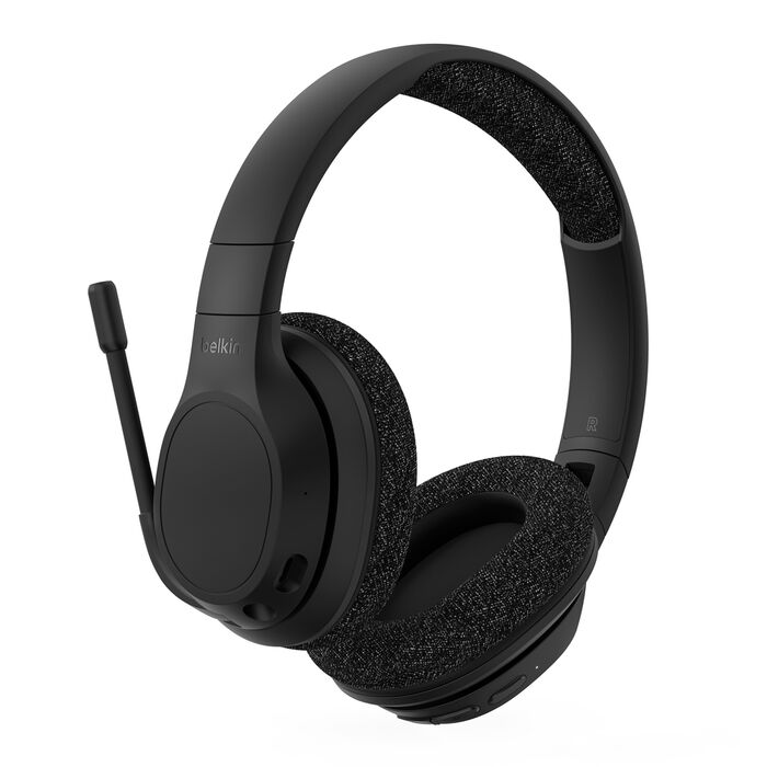 Belkin Headset Sound Form Adapt Over Ear, Noise Cancelling, Boom Mic, Black