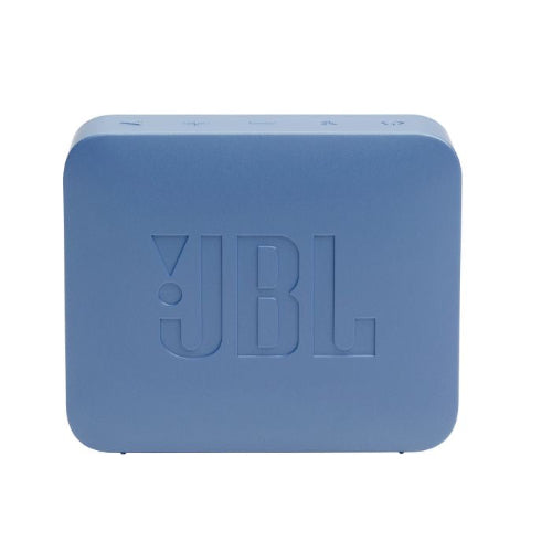Blue JBL speaker on a white background