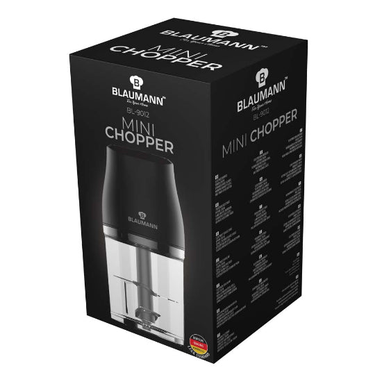 Berlinger Haus Blauman Chopper, 4Blades, 250Watts, Stainless steel