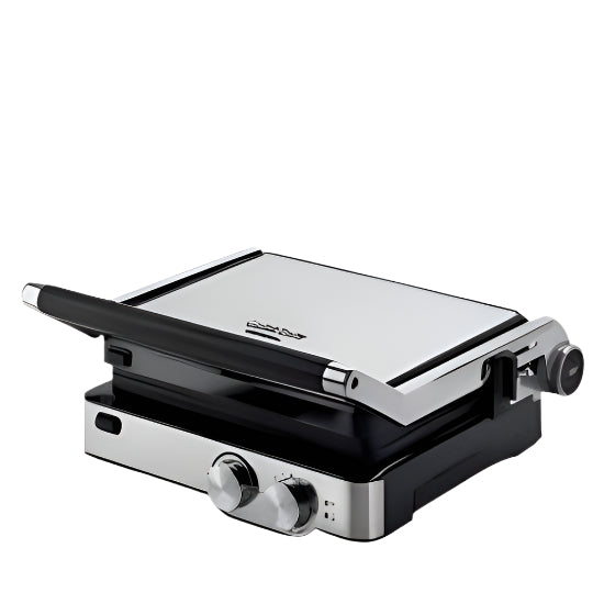 1918/Ariete Grill 2000W,Non-stick removable grill plates,Adjustable timer 30 min,Steel 2000 / Adjustable timer / STEEL