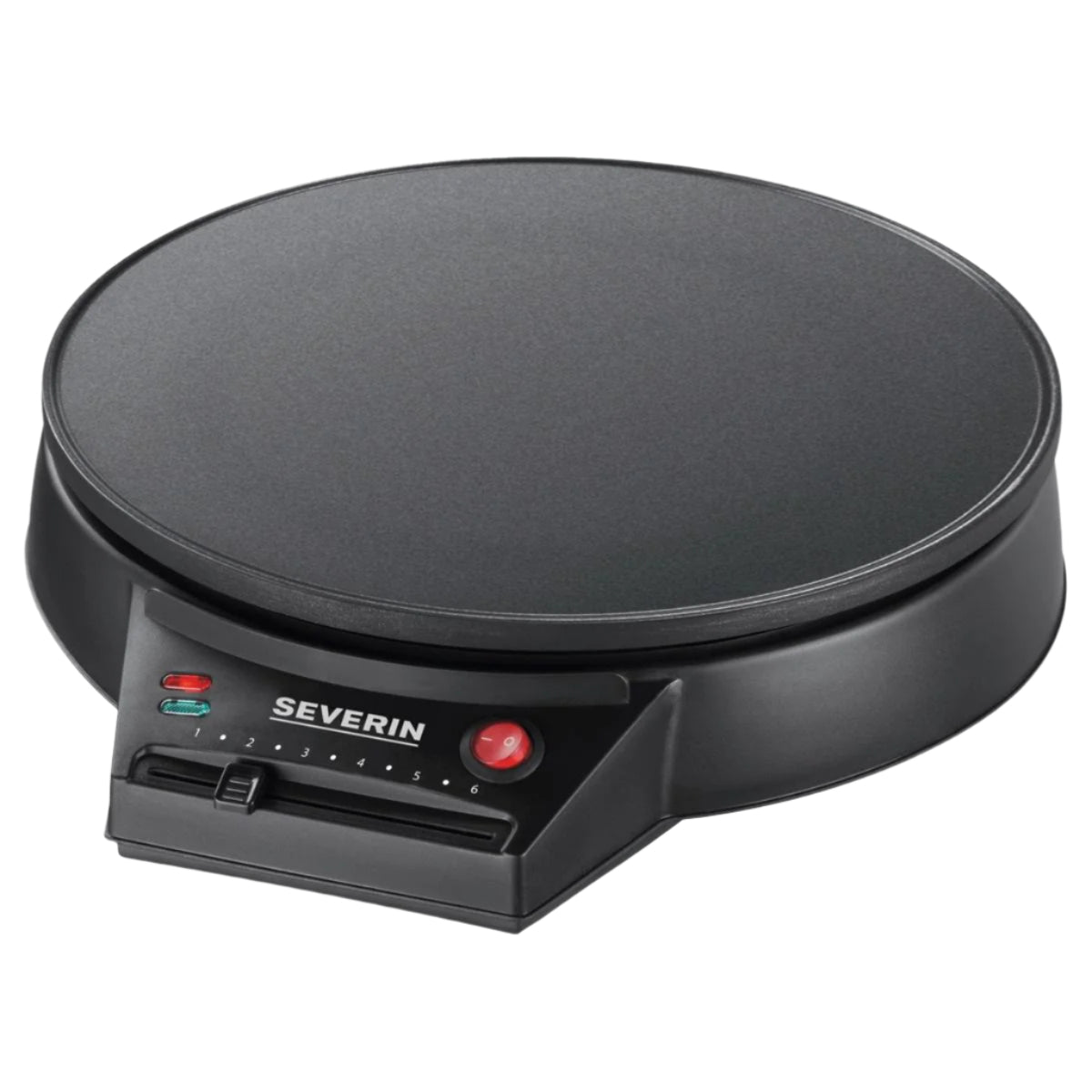 2198/Severin Crêpes Maker| Color: Black| Watt: 1000| Heat Adjust: No| Add. Info.: Crêpes Maker, appr GREPE / BLACK / 1000 WATTS