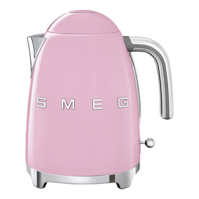 Smeg kettle Limescale filter, Fast Boiling, 1.7Lit, 3000Watts, Pink