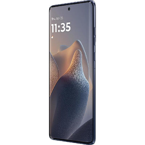 Smartphone with a gradient design on a white background