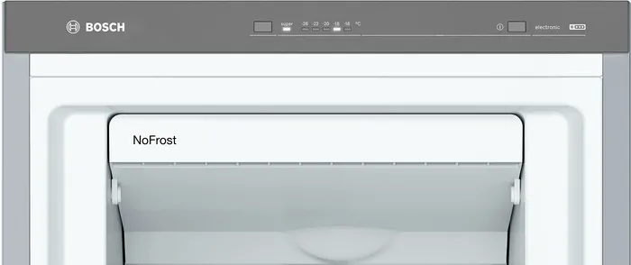 Bosch Upright Freezer Series 4 A++, 60Cm, 242Lit, Stainless Steel
