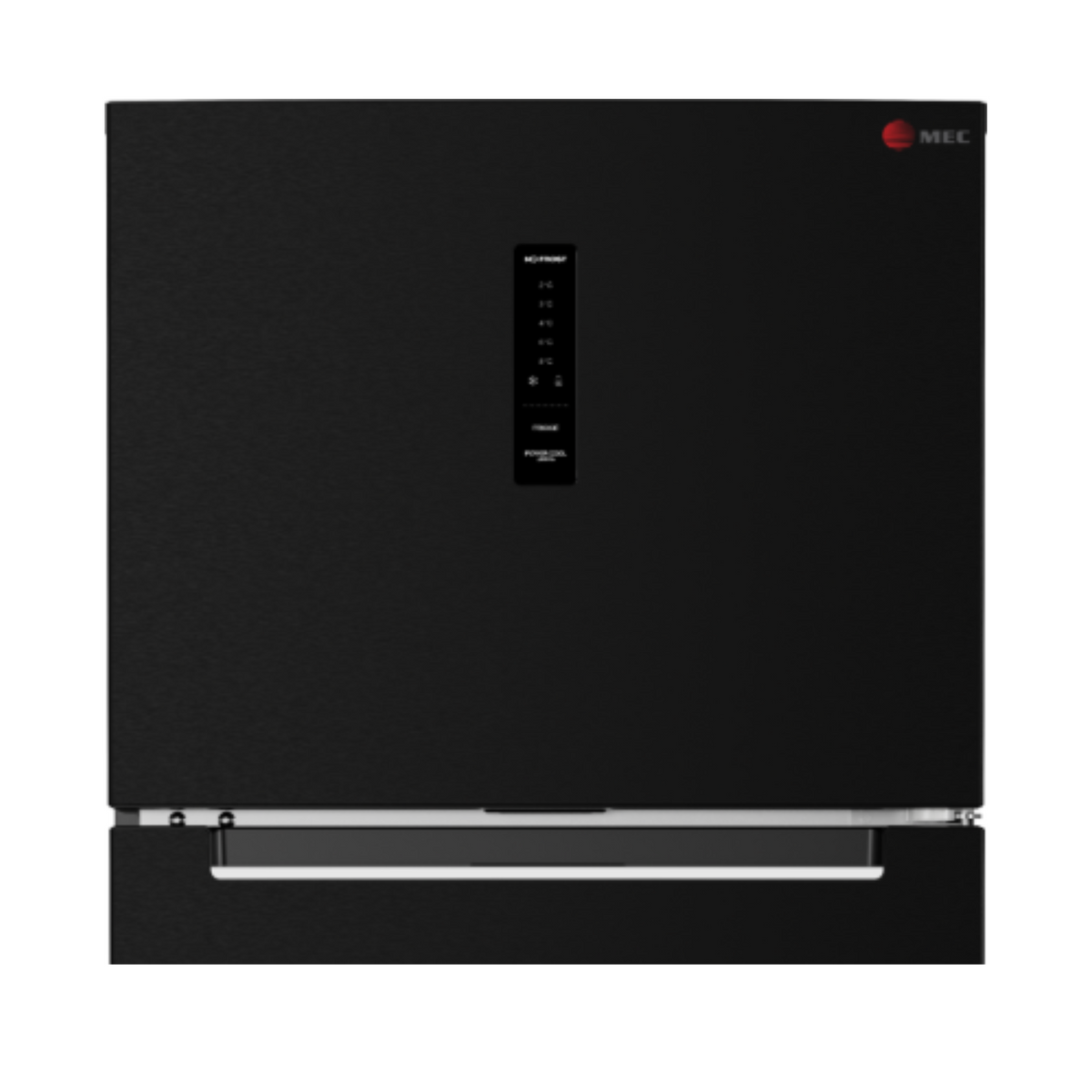 MEC Refrigerator Top Mount A++, No frost, Inverter, 448Lit, Internal Handle FN, Black