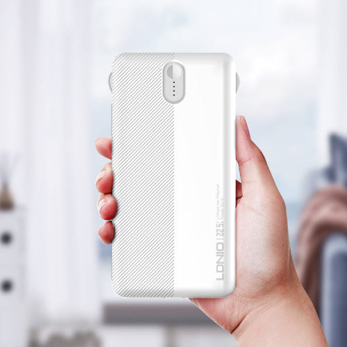 Ldnio Power bank 37Watts, 10000Mah, White