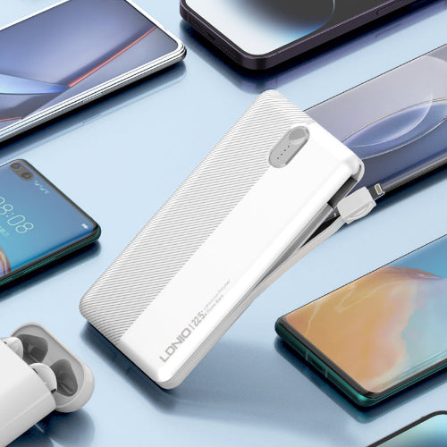 Ldnio Power bank 37Watts, 10000Mah, White