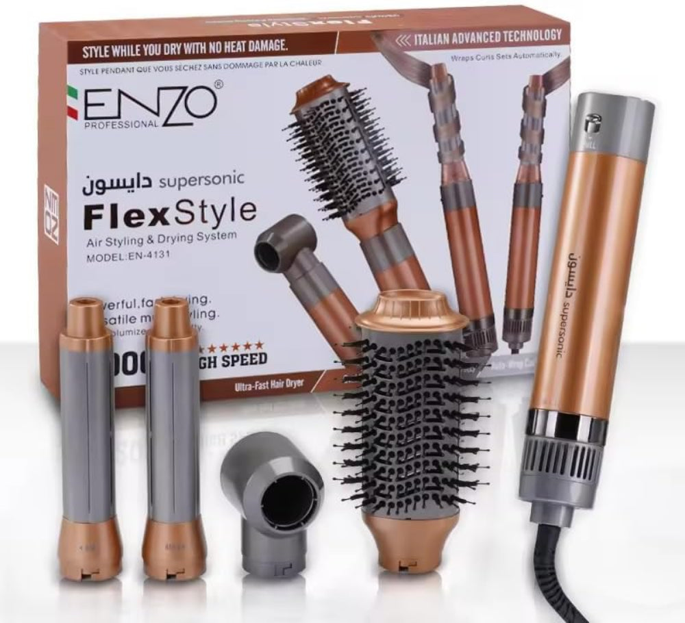 Enzo Set Air Styling & Drying,2200Watts, Nicle Copper
