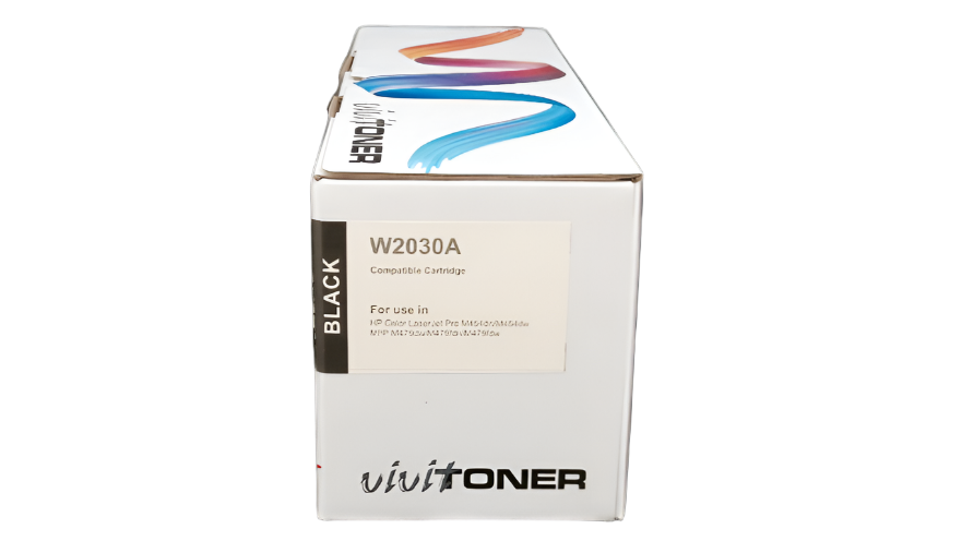 Vivit Ink Toner W2030A 415A, Black with Chip