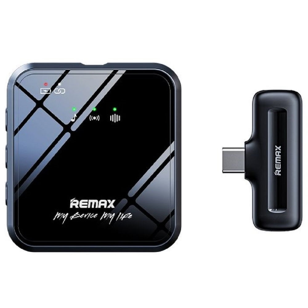 Remax Wireless Microphone DSP+ANC HD Sound, Mic Livestream Single Microphone, Type C
