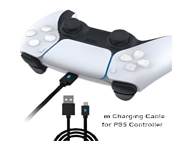 L431/PMW Cable USB to Type C 1.5M for Sony PS5 handle charging cable playstation controller data cab Cable / Black / N/A