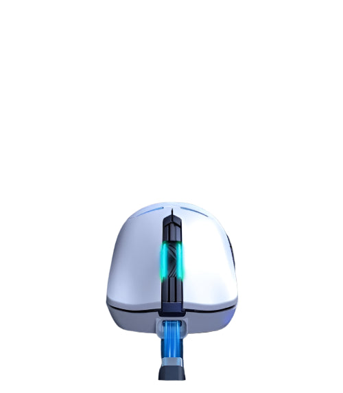 Onikuma Wireless Gaming Mouse Three Mode, Bluetooth & Wired, Black / White