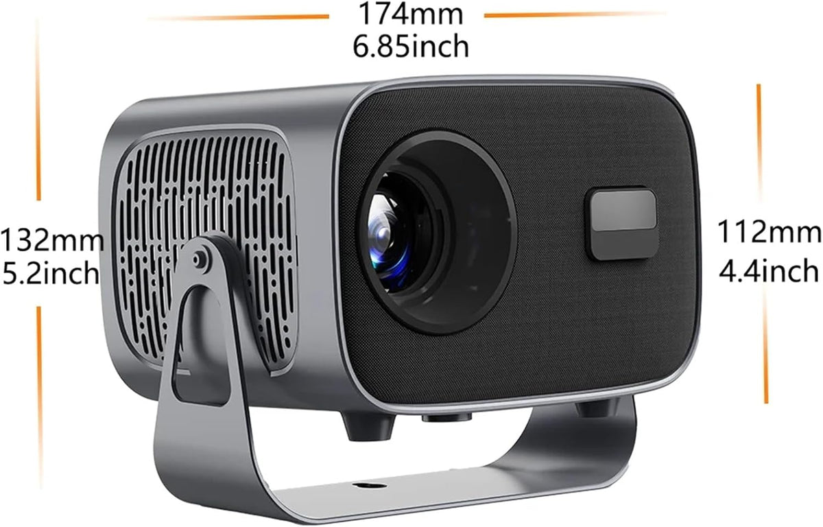 Smart Mini projector 4K 1080P 1280*720P, Android 11 Dual Wifi 5G, Cinema Outdoor Portable