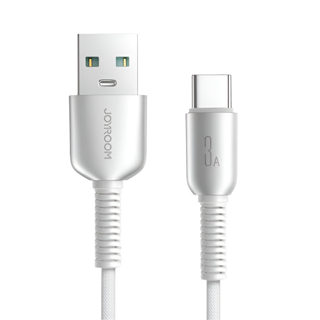 Joyroom Fast Charging Data Cable, USB A to Type C, 1.2Mm, White